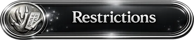 Restrictions